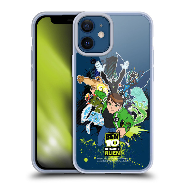 Ben 10: Ultimate Alien Graphics Character Art Soft Gel Case for Apple iPhone 12 Mini