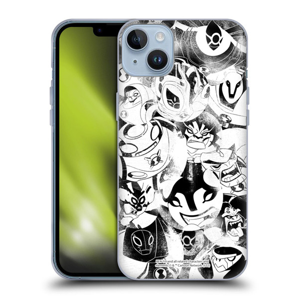 Ben 10: Ultimate Alien Graphics Ultimate Forms Soft Gel Case for Apple iPhone 14 Plus