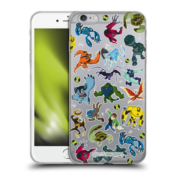 Ben 10: Ultimate Alien Graphics Alien Pattern Soft Gel Case for Apple iPhone 6 Plus / iPhone 6s Plus
