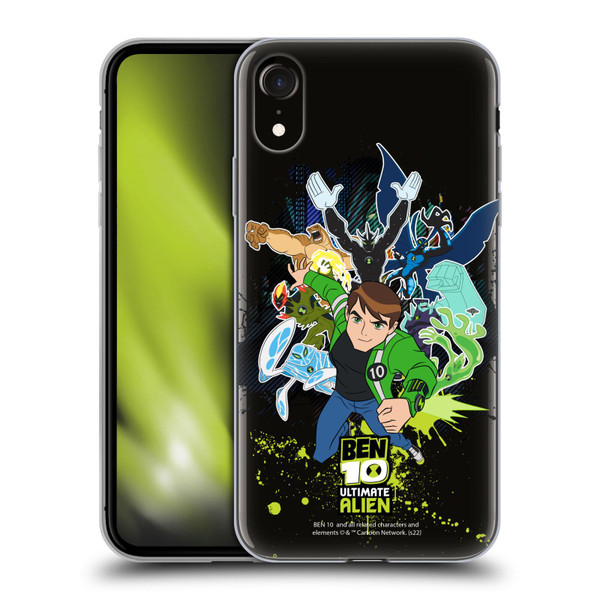 Ben 10: Ultimate Alien Graphics Character Art Soft Gel Case for Apple iPhone XR