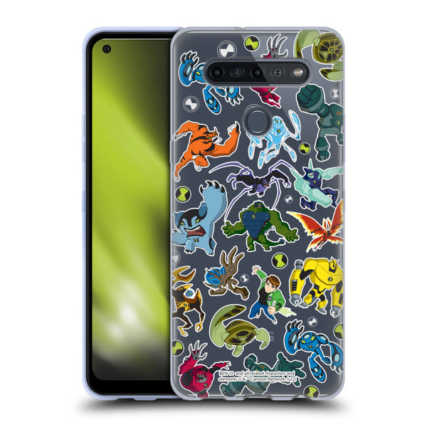 Ben 10: Ultimate Alien Graphics Alien Pattern Soft Gel Case for LG K51S