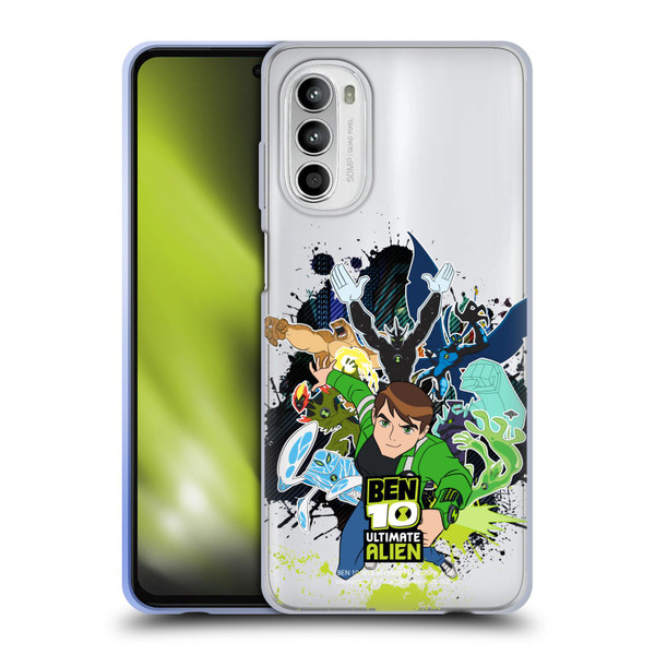 Ben 10: Ultimate Alien Graphics Character Art Soft Gel Case for Motorola Moto G52