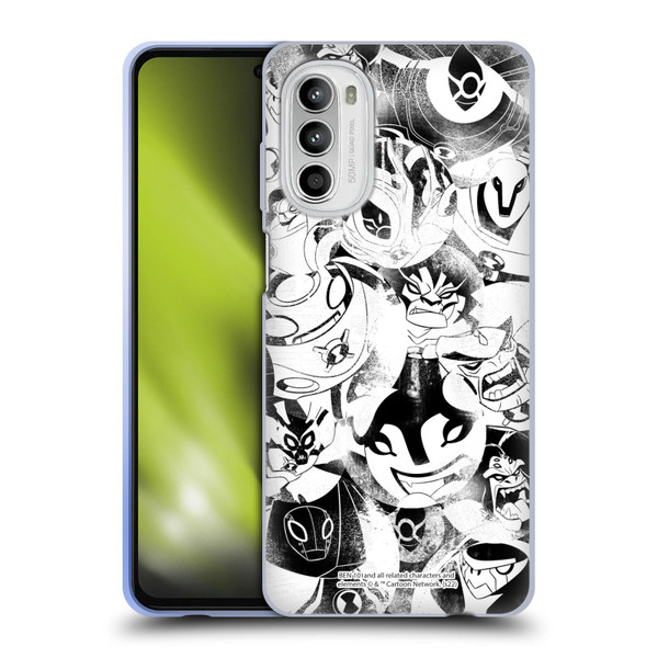 Ben 10: Ultimate Alien Graphics Ultimate Forms Soft Gel Case for Motorola Moto G52