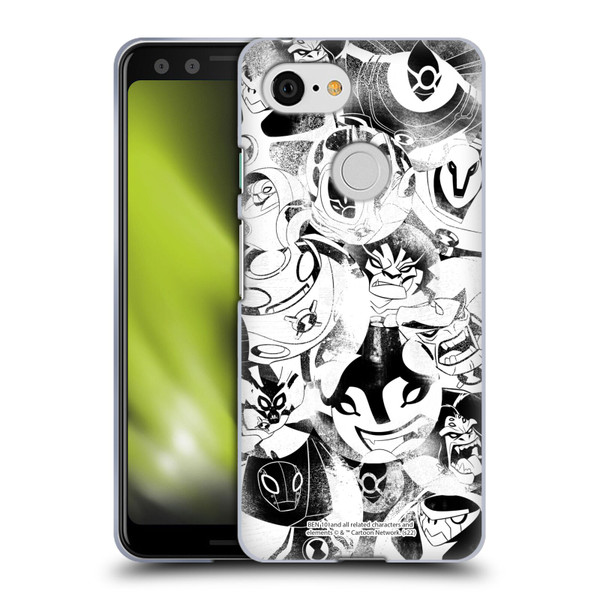 Ben 10: Ultimate Alien Graphics Ultimate Forms Soft Gel Case for Google Pixel 3
