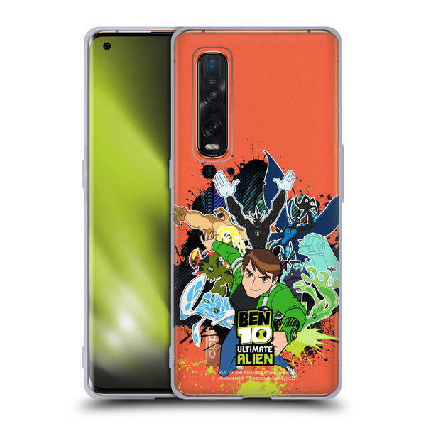 Ben 10: Ultimate Alien Graphics Character Art Soft Gel Case for OPPO Find X2 Pro 5G