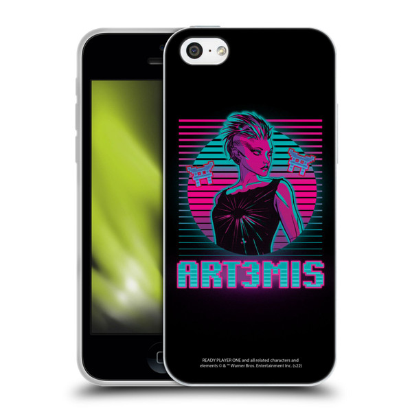 Ready Player One Graphics Character Art Soft Gel Case for Apple iPhone 5c