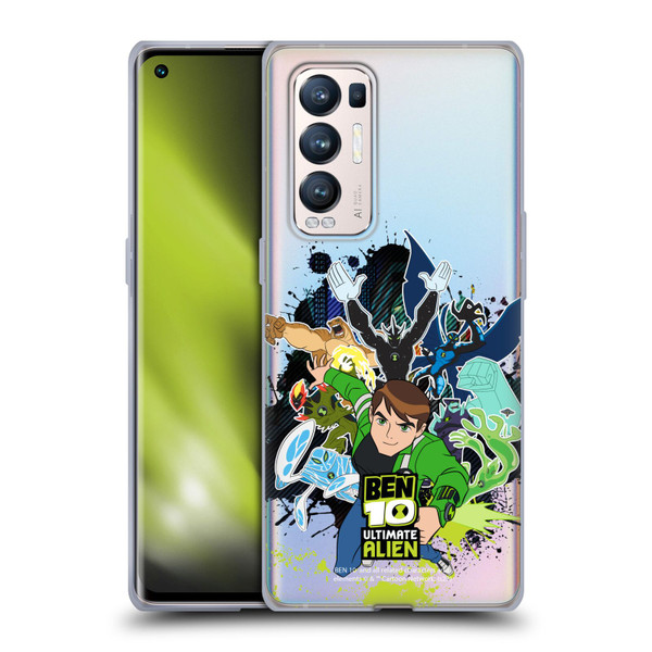 Ben 10: Ultimate Alien Graphics Character Art Soft Gel Case for OPPO Find X3 Neo / Reno5 Pro+ 5G