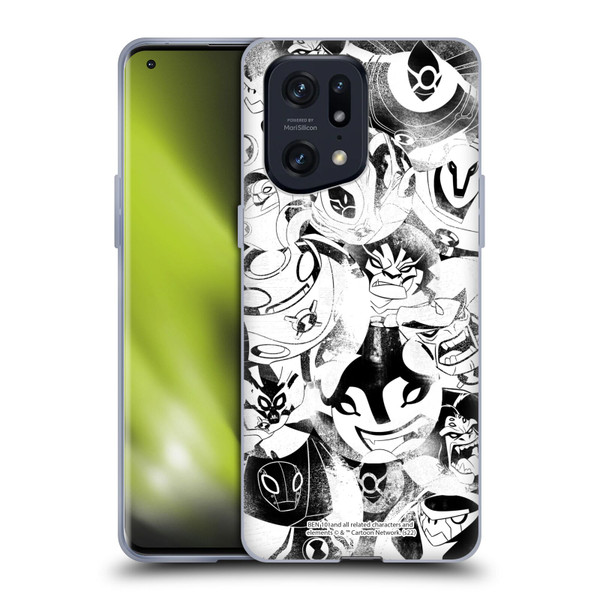 Ben 10: Ultimate Alien Graphics Ultimate Forms Soft Gel Case for OPPO Find X5 Pro