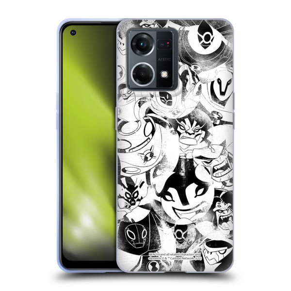 Ben 10: Ultimate Alien Graphics Ultimate Forms Soft Gel Case for OPPO Reno8 4G