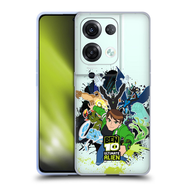 Ben 10: Ultimate Alien Graphics Character Art Soft Gel Case for OPPO Reno8 Pro