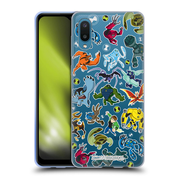 Ben 10: Ultimate Alien Graphics Alien Pattern Soft Gel Case for Samsung Galaxy A02/M02 (2021)