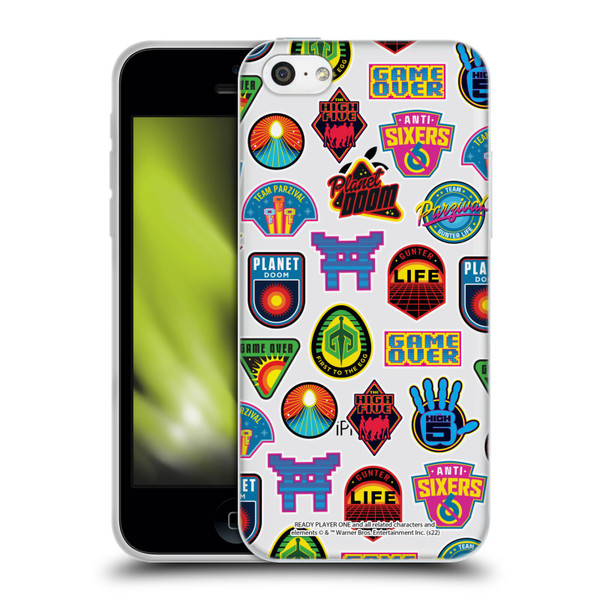 Ready Player One Graphics Collage Soft Gel Case for Apple iPhone 5c