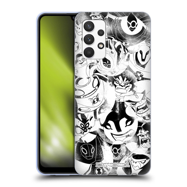 Ben 10: Ultimate Alien Graphics Ultimate Forms Soft Gel Case for Samsung Galaxy A32 (2021)