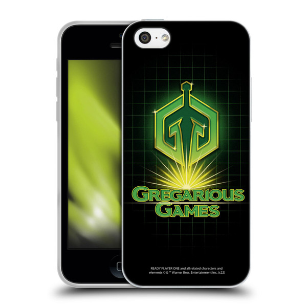 Ready Player One Graphics Logo Soft Gel Case for Apple iPhone 5c
