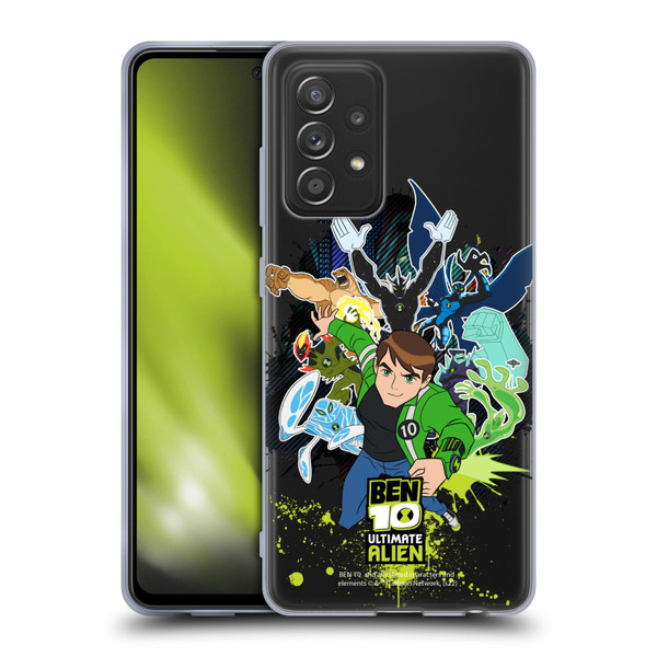Ben 10: Ultimate Alien Graphics Character Art Soft Gel Case for Samsung Galaxy A52 / A52s / 5G (2021)