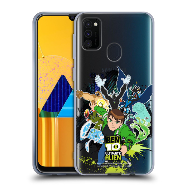 Ben 10: Ultimate Alien Graphics Character Art Soft Gel Case for Samsung Galaxy M30s (2019)/M21 (2020)