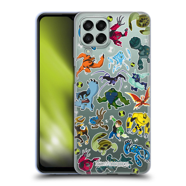 Ben 10: Ultimate Alien Graphics Alien Pattern Soft Gel Case for Samsung Galaxy M33 (2022)