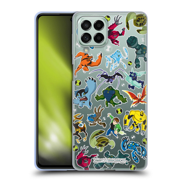 Ben 10: Ultimate Alien Graphics Alien Pattern Soft Gel Case for Samsung Galaxy M53 (2022)