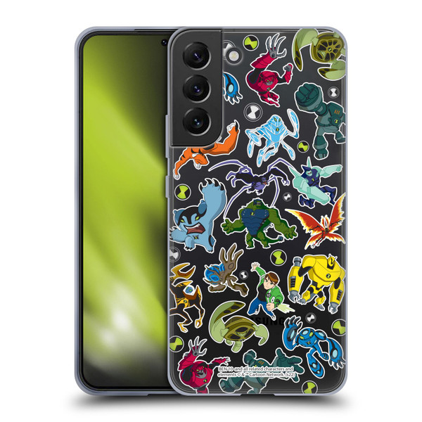 Ben 10: Ultimate Alien Graphics Alien Pattern Soft Gel Case for Samsung Galaxy S22+ 5G
