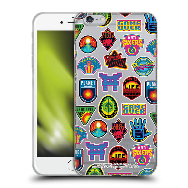Ready Player One Graphics Collage Soft Gel Case for Apple iPhone 6 Plus / iPhone 6s Plus