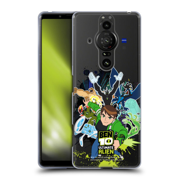 Ben 10: Ultimate Alien Graphics Character Art Soft Gel Case for Sony Xperia Pro-I