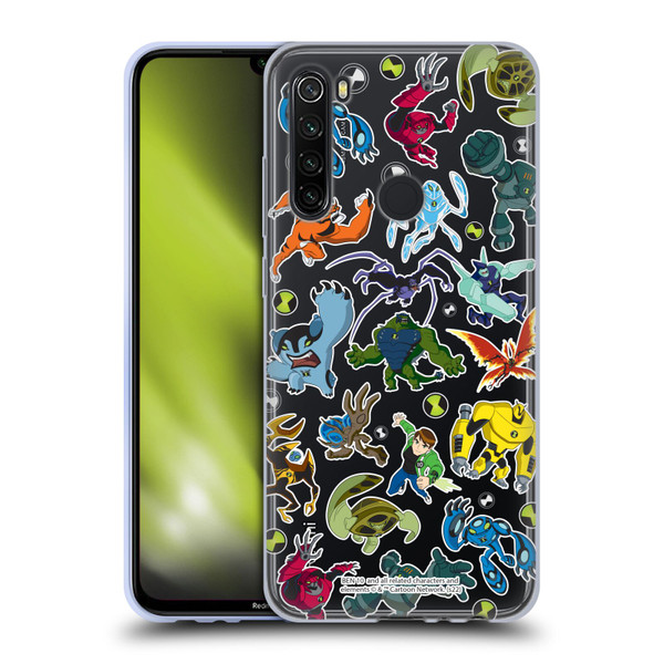Ben 10: Ultimate Alien Graphics Alien Pattern Soft Gel Case for Xiaomi Redmi Note 8T