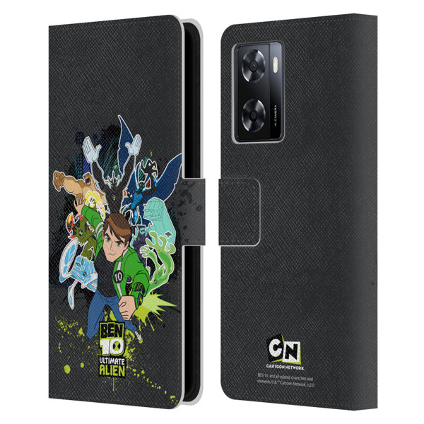 Ben 10: Ultimate Alien Graphics Character Art Leather Book Wallet Case Cover For OPPO A57s