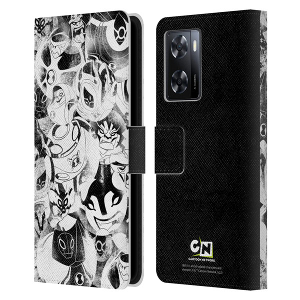 Ben 10: Ultimate Alien Graphics Ultimate Forms Leather Book Wallet Case Cover For OPPO A57s