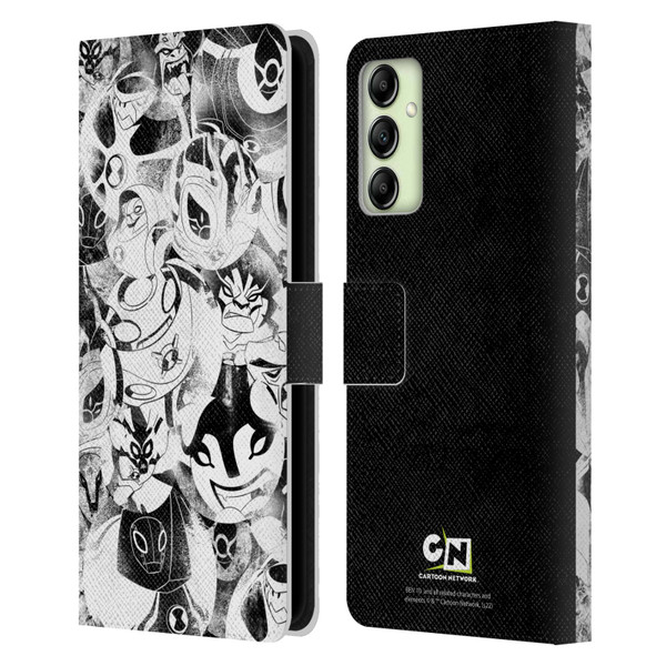 Ben 10: Ultimate Alien Graphics Ultimate Forms Leather Book Wallet Case Cover For Samsung Galaxy A14 5G