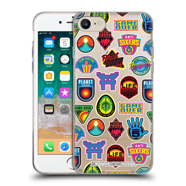Ready Player One Graphics Collage Soft Gel Case for Apple iPhone 7 / 8 / SE 2020 & 2022