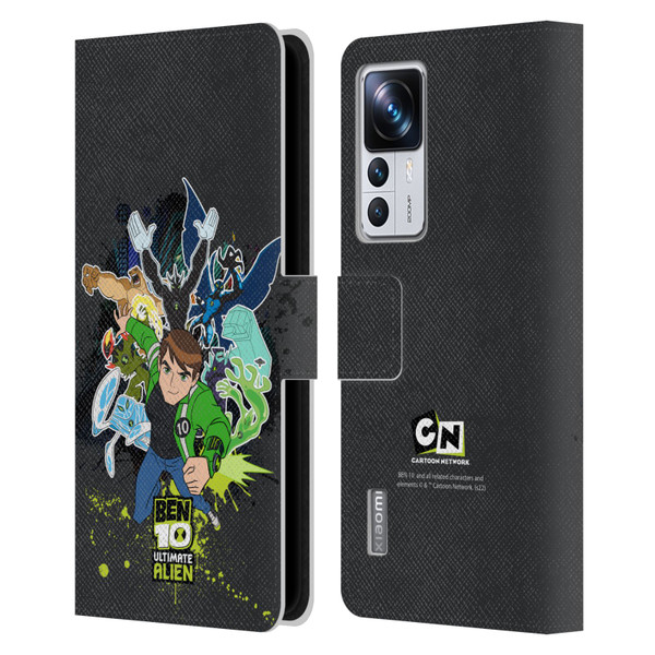 Ben 10: Ultimate Alien Graphics Character Art Leather Book Wallet Case Cover For Xiaomi 12T Pro