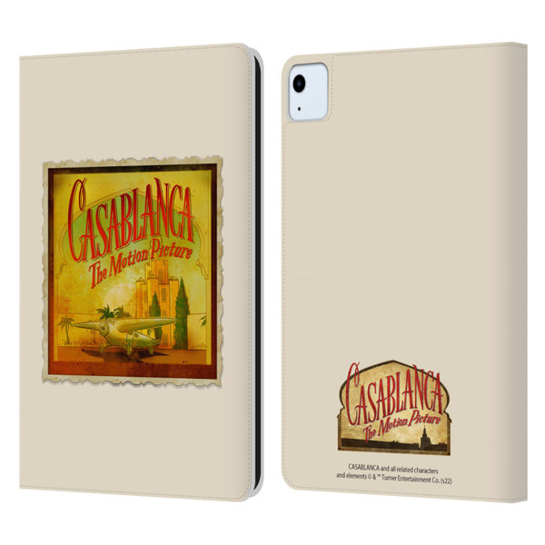 Casablanca Graphics Poster Leather Book Wallet Case Cover For Apple iPad Air 2020 / 2022