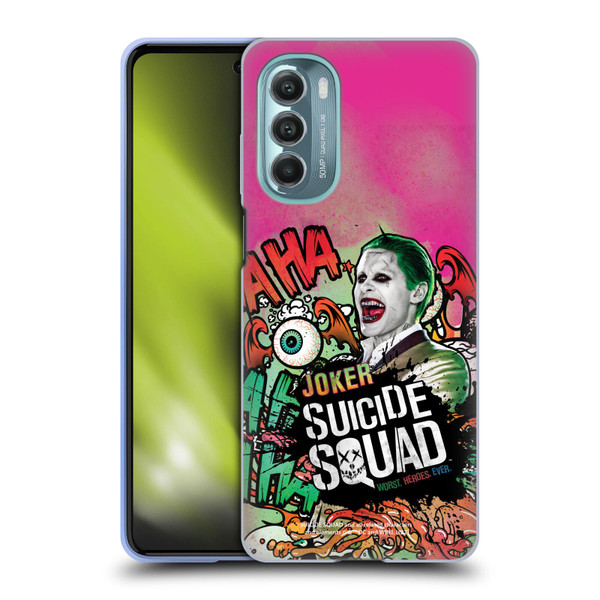 Suicide Squad 2016 Graphics Joker Poster Soft Gel Case for Motorola Moto G Stylus 5G (2022)