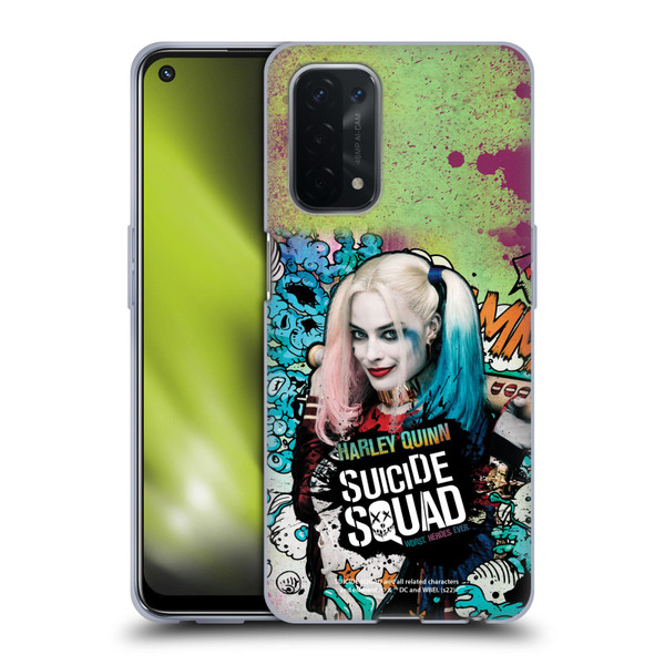 Suicide Squad 2016 Graphics Harley Quinn Poster Soft Gel Case for OPPO A54 5G