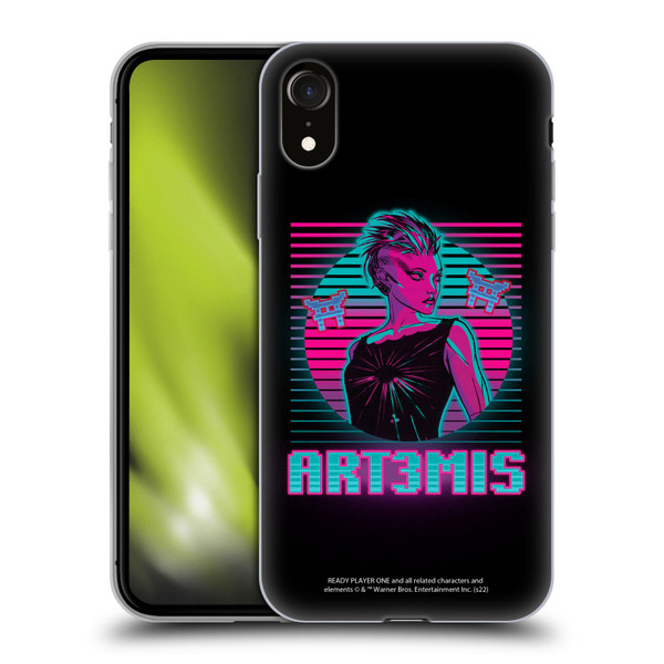 Ready Player One Graphics Character Art Soft Gel Case for Apple iPhone XR