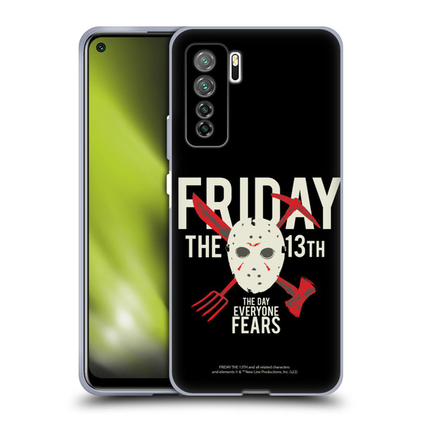 Friday the 13th 1980 Graphics The Day Everyone Fears Soft Gel Case for Huawei Nova 7 SE/P40 Lite 5G