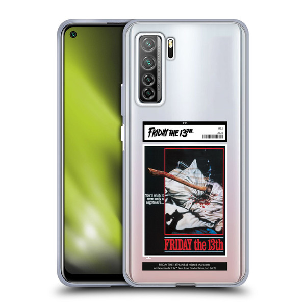 Friday the 13th 1980 Graphics Poster 2 Soft Gel Case for Huawei Nova 7 SE/P40 Lite 5G