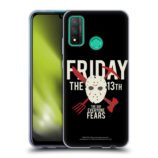 Friday the 13th 1980 Graphics The Day Everyone Fears Soft Gel Case for Huawei P Smart (2020)