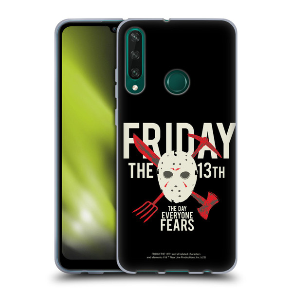 Friday the 13th 1980 Graphics The Day Everyone Fears Soft Gel Case for Huawei Y6p