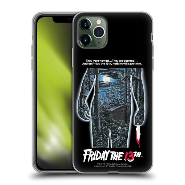 Friday the 13th 1980 Graphics Poster Soft Gel Case for Apple iPhone 11 Pro Max