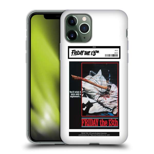 Friday the 13th 1980 Graphics Poster 2 Soft Gel Case for Apple iPhone 11 Pro