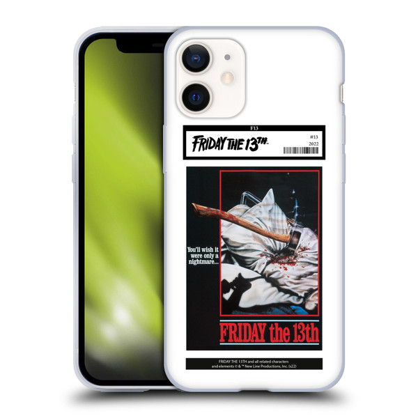 Friday the 13th 1980 Graphics Poster 2 Soft Gel Case for Apple iPhone 12 Mini