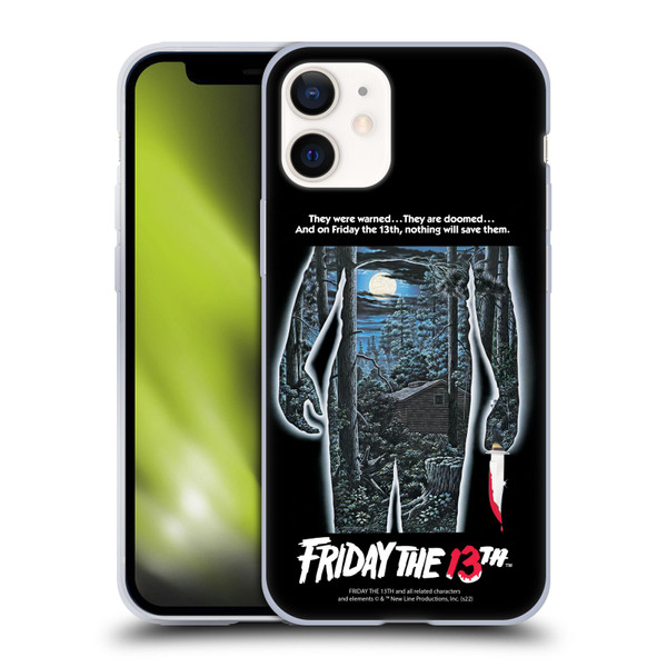 Friday the 13th 1980 Graphics Poster Soft Gel Case for Apple iPhone 12 Mini
