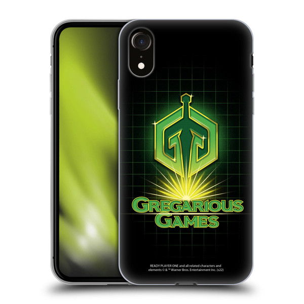 Ready Player One Graphics Logo Soft Gel Case for Apple iPhone XR
