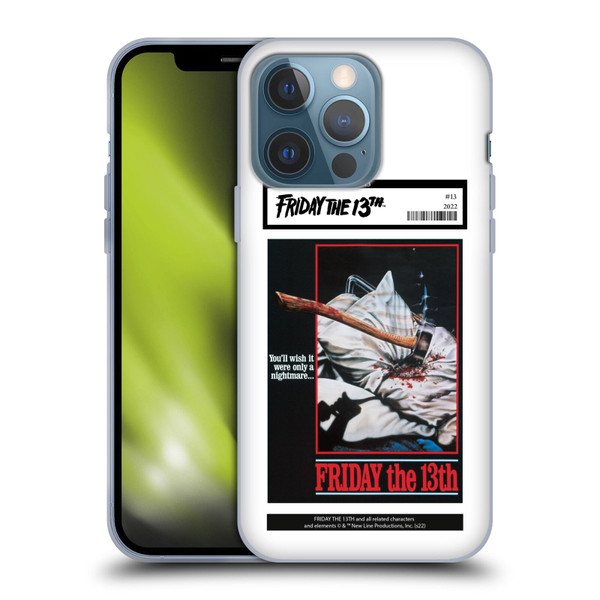 Friday the 13th 1980 Graphics Poster 2 Soft Gel Case for Apple iPhone 13 Pro