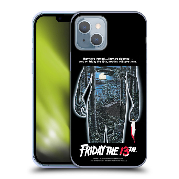 Friday the 13th 1980 Graphics Poster Soft Gel Case for Apple iPhone 14