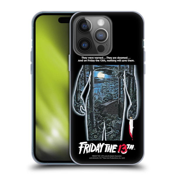 Friday the 13th 1980 Graphics Poster Soft Gel Case for Apple iPhone 14 Pro