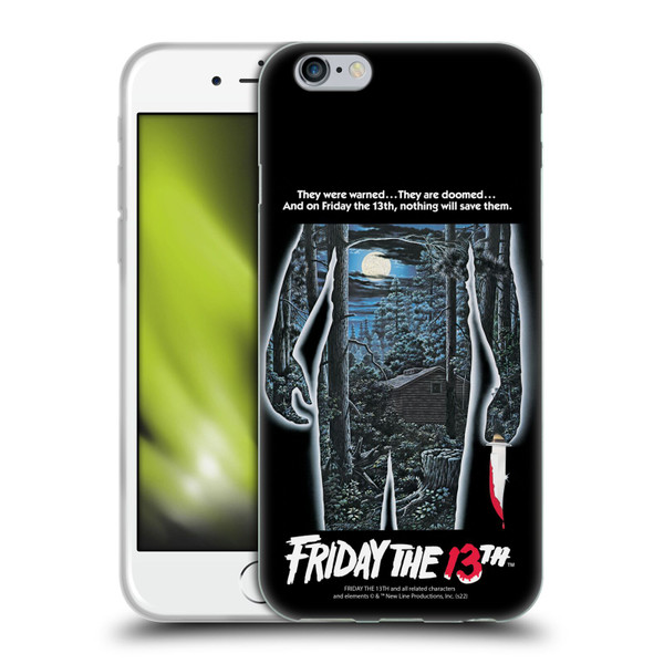 Friday the 13th 1980 Graphics Poster Soft Gel Case for Apple iPhone 6 / iPhone 6s