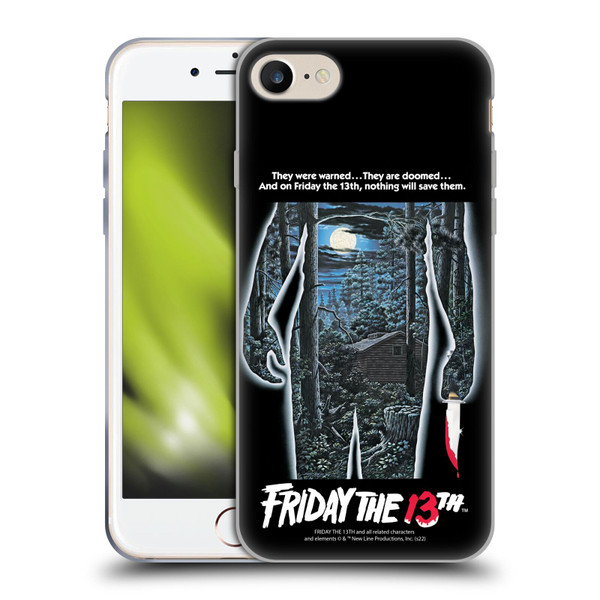 Friday the 13th 1980 Graphics Poster Soft Gel Case for Apple iPhone 7 / 8 / SE 2020 & 2022