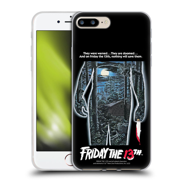 Friday the 13th 1980 Graphics Poster Soft Gel Case for Apple iPhone 7 Plus / iPhone 8 Plus